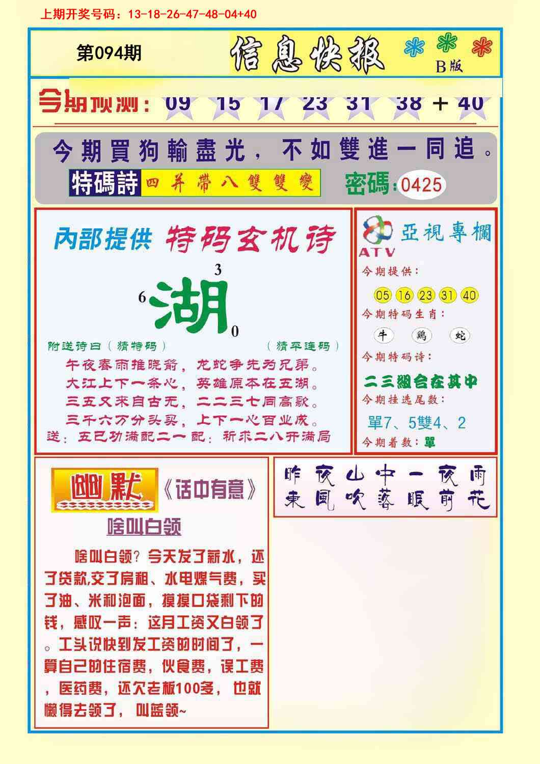 094期信息快报B[图]
