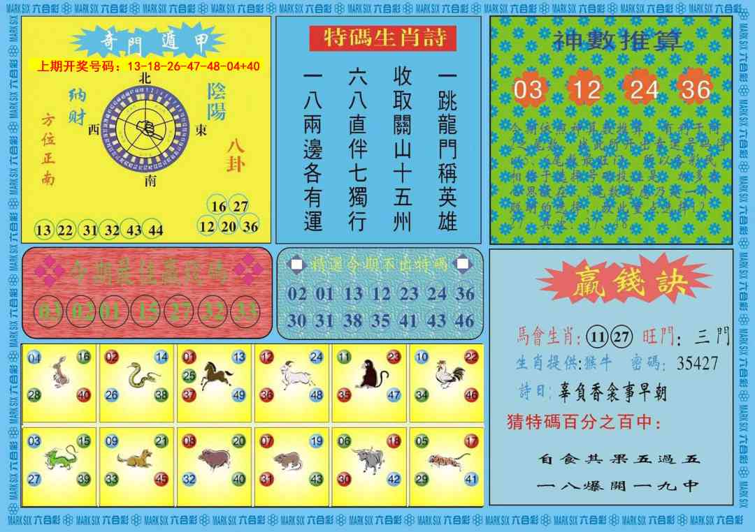 094期黄大仙灵码B[图]